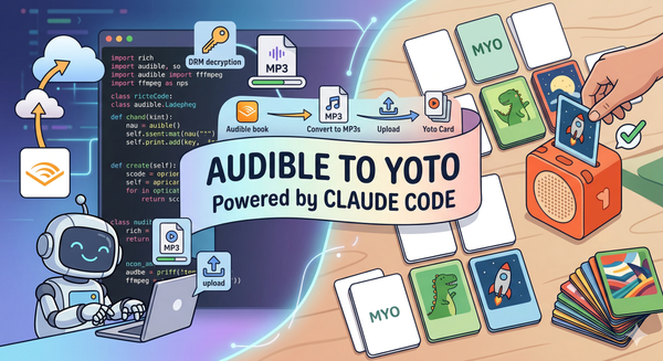 Turning Audible Books into Yoto Cards with Claude Code